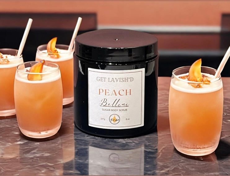 Peach Bellini Exfoliating Sugar Scrub